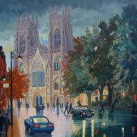 York Minster In The Rain